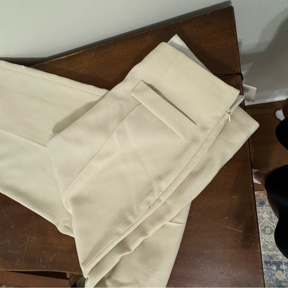 Sandro Ecru Cream Pant - Picture 3 of 9